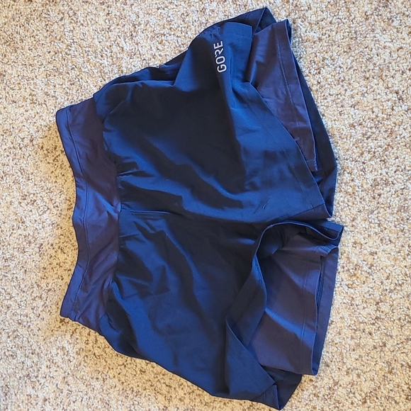 CCO⬇️ Gore rare 2 in 1 running shorts for women, blue-grey, R25 - Picture 2 of 16